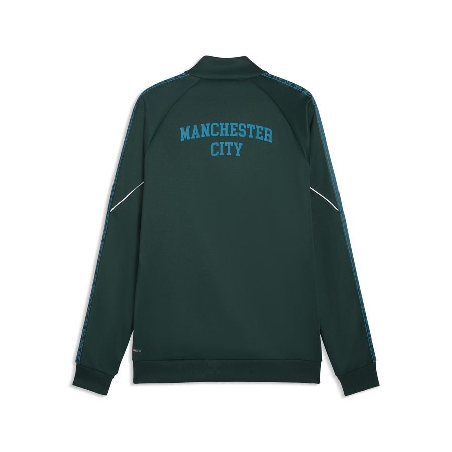Manchester City Track Jacket King Anthem - Green Terrain/Tropical Blue - Men's-SoccerKits Hub | Buy Soccer Jerseys Online